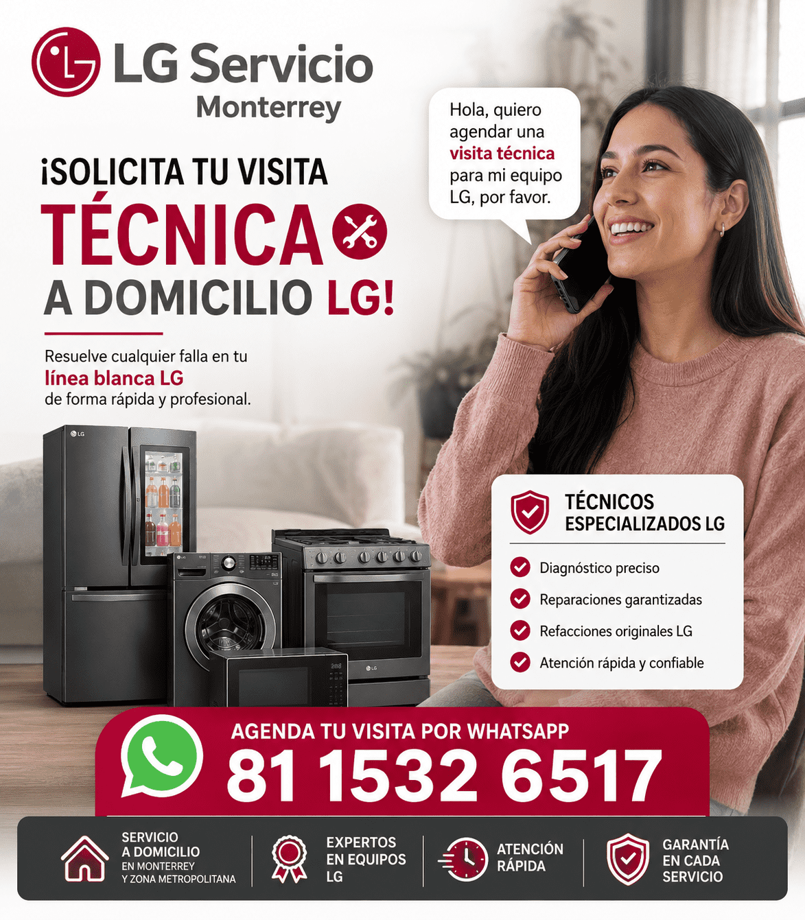 SERVICIO TÉCNICO LG MONTERREY